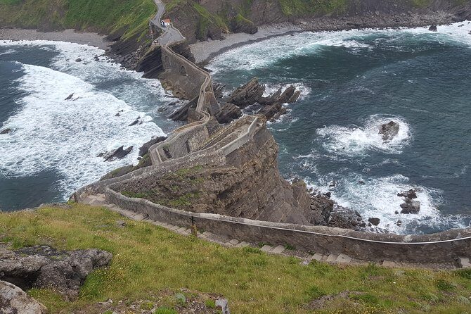 Game of Thrones Basque Coast Locations Tour from San Sebastian - San Juan de Gaztelugatxe: the double-arch bridge and the 241-step climb