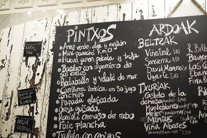 San Sebastian Evening Pintxo Tour with Wine - Wine and cider pairings that keep you moving